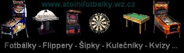 Pron�jem a servis stoln�ch fotb�lků a flipperů